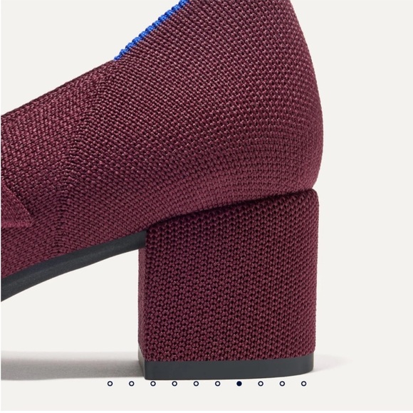 Rothy's Burgundy Mary Jane Heels - Picture 7 of 16